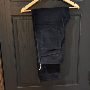 GAP Navy Straight-Leg Corduroy Pants